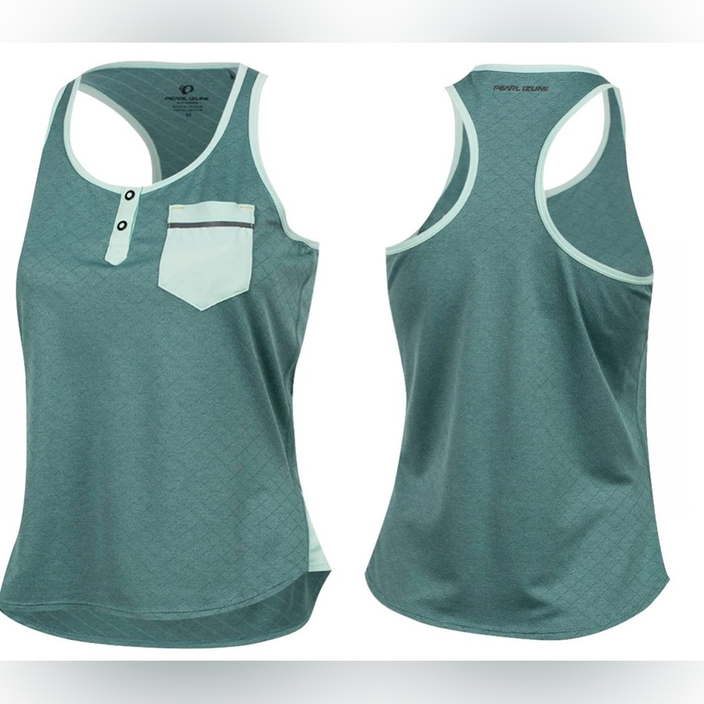Pearl Izumi Escape Singlet - Womens - Arctic Twill-Mist Green
